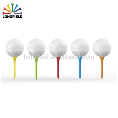 Custom blank Golf ball and wooden Golf tee